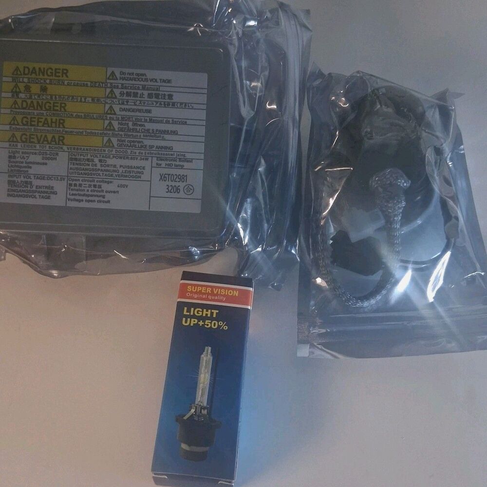HID (High-Intensity Discharge) Xenon Ballast Kit,Ballast Connector And Bulb, New